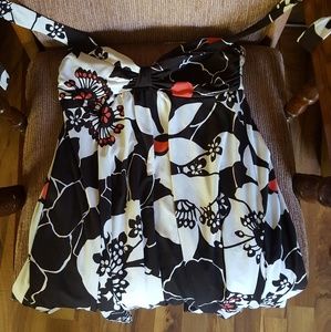 Cute mini dress Strapless or tied up